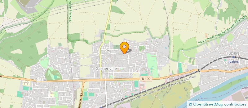 localisation de l'entreprise EGD MAGNY  GARGENVILLE