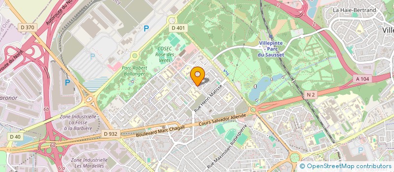 localisation de l'entreprise EGD55 à AULNAY-SOUS-BOIS