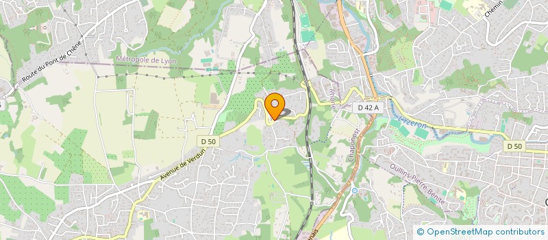 localisation de l'entreprise EGDB EDILIZIA  CHAPONOST