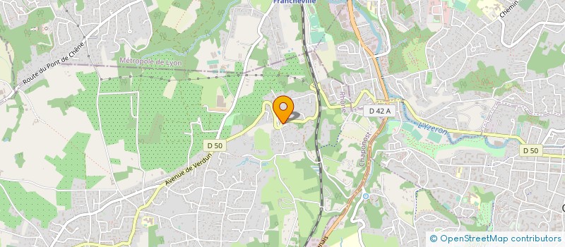 localisation de l'entreprise EGDB ELECTRICITE GENERALE DEL BOVE  CHAPONOST