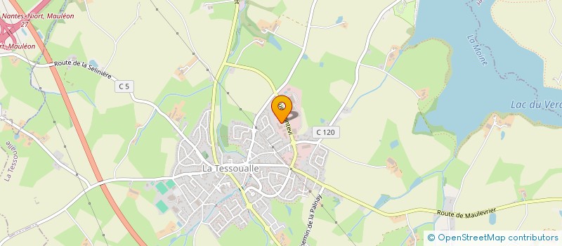 localisation de l'entreprise EGDC METALLERIE  MAZIERES-EN-MAUGES