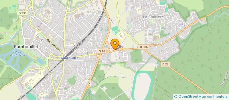 localisation de l'entreprise EGE  RAMBOUILLET