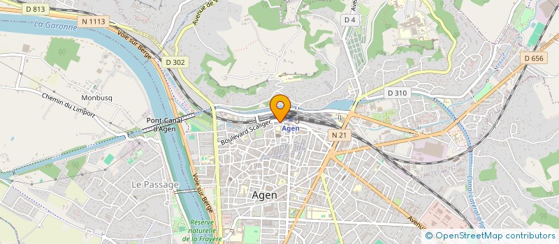 localisation de l'entreprise EGE 47 à AGEN