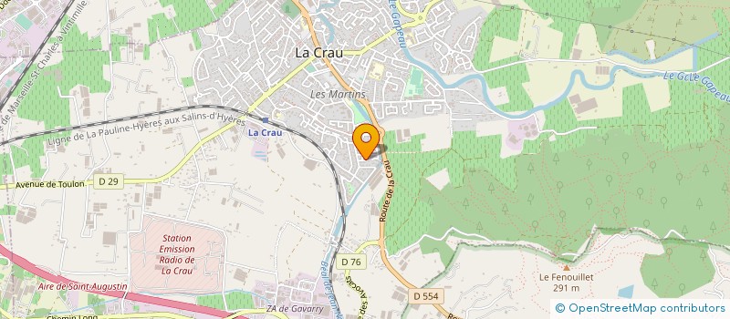 localisation de l'entreprise EGE à LA CRAU