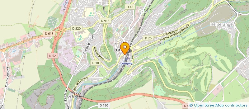 localisation de l'entreprise EGE à LONGWY
