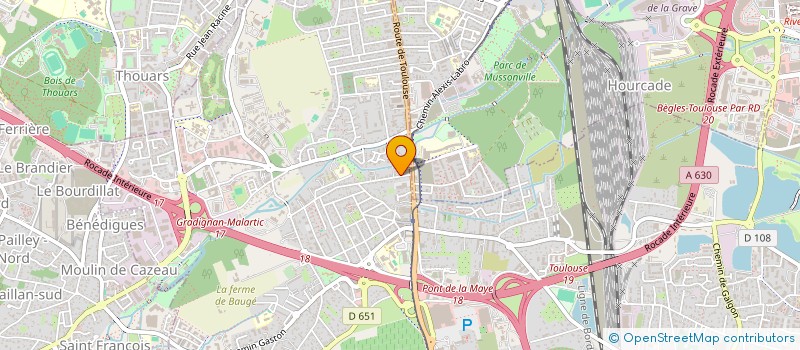 localisation de l'entreprise EGE  VILLENAVE-D'ORNON