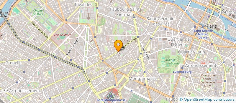 localisation de l'entreprise EGE BUSINESS à PARIS