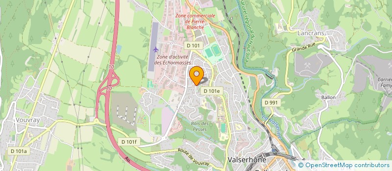 localisation de l'entreprise EGE MACONNERIE GENERALE à VALSERHONE