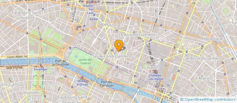 localisation de l'entreprise EGE SARL à PARIS