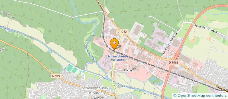 localisation de l'entreprise EGEA  SCHWEIGHOUSE-SUR-MODER
