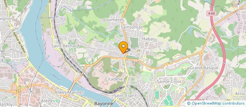 localisation de l'entreprise EGEA DEVELOPPEMENT à BAYONNE