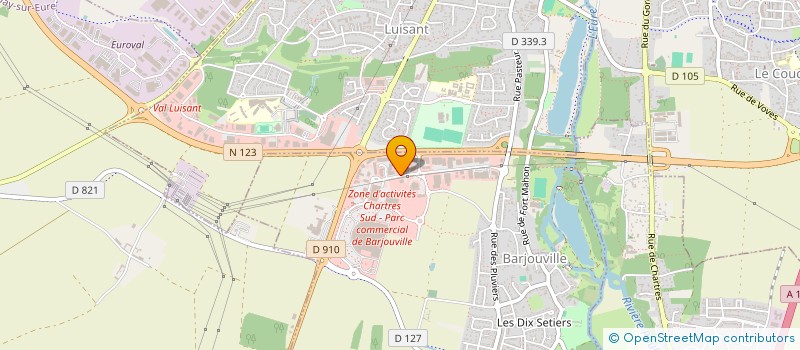 localisation de l'entreprise EGEA DIFFUSION à BARJOUVILLE