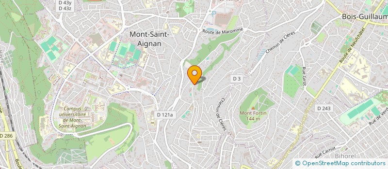 localisation de l'entreprise EGEA SCI  MONT-SAINT-AIGNAN