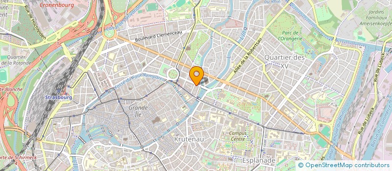 localisation de l'entreprise EGEBSS  STRASBOURG