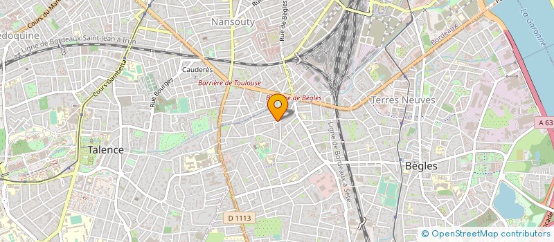 localisation de l'entreprise EGEE CONSEIL à BEGLES