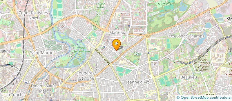 localisation de l'entreprise EGEE CONSEIL à RENNES