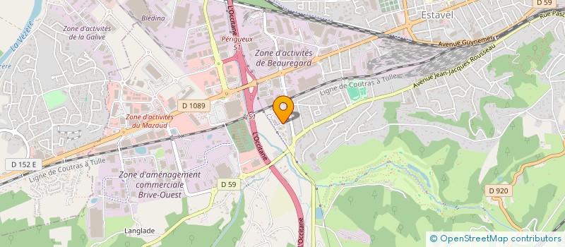 localisation de l'entreprise EGEE DISTRIBUTION à BRIVE-LA-GAILLARDE