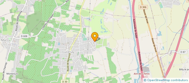 localisation de l'entreprise EGEE FRANCE DIFFUSION à LUCENAY