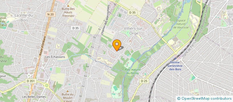 localisation de l'entreprise EGEK ENTREPRISE GENERALE D'ELECTRICITE KIKAMBA  VILLIERS-SUR-ORGE