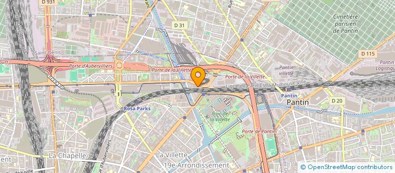 localisation de l'entreprise EGELIM  PARIS