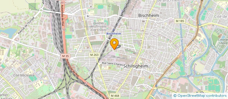 localisation de l'entreprise EGELIM  SCHILTIGHEIM