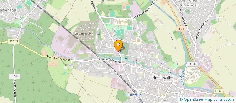 localisation de l'entreprise EGEM  BISCHWILLER