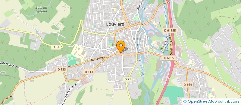 localisation de l'entreprise EGEM à LOUVIERS