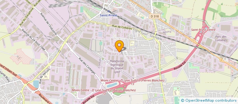 localisation de l'entreprise EGEMA à MIONS
