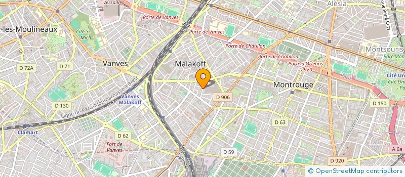 localisation de l'entreprise EGEMARK  MALAKOFF