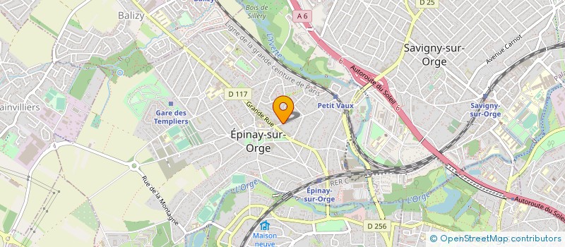 localisation de l'entreprise EGEME à EPINAY-SUR-ORGE