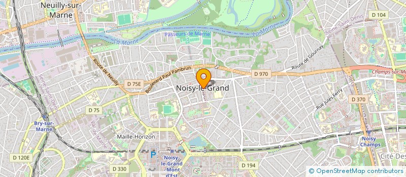 localisation de l'entreprise EGER ILE DE FRANCE à NOISY-LE-GRAND