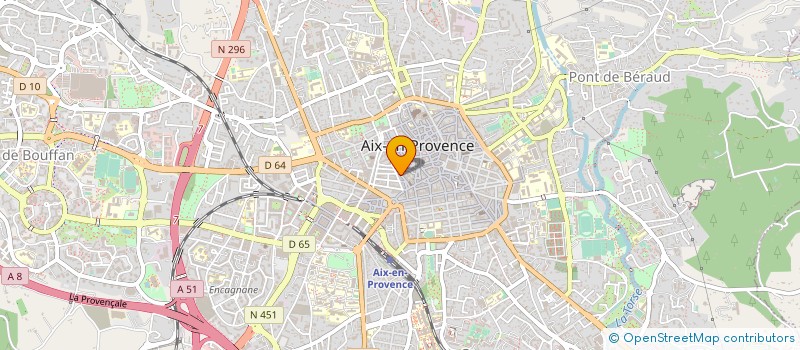 localisation de l'entreprise EGERIE à AIX-EN-PROVENCE