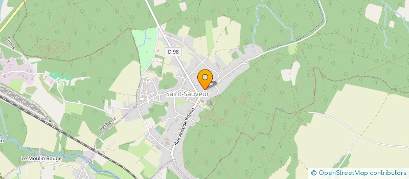 localisation de l'entreprise EGERIE  SAINT-SAUVEUR