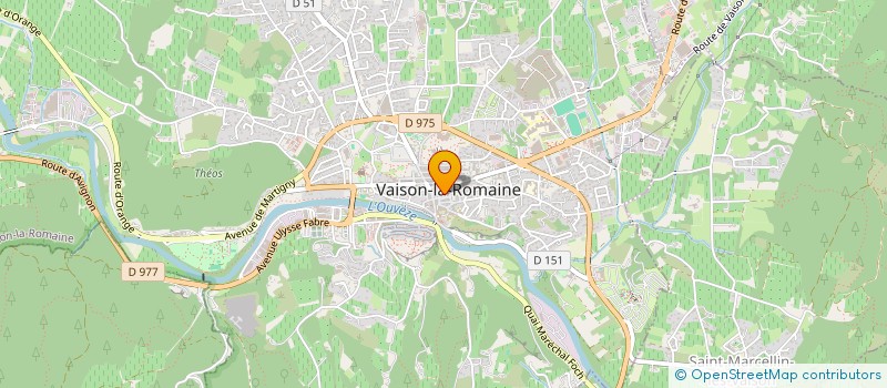 localisation de l'entreprise EGERIE  VAISON-LA-ROMAINE