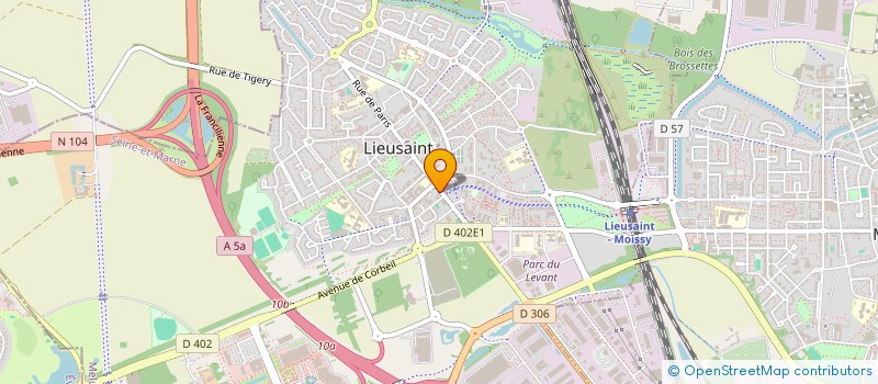 localisation de l'entreprise EGERIE  LIEUSAINT