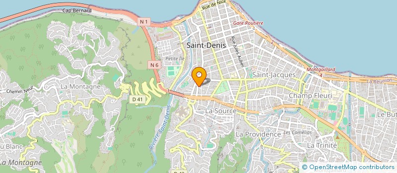 localisation de l'entreprise EGERIE à SAINT-DENIS