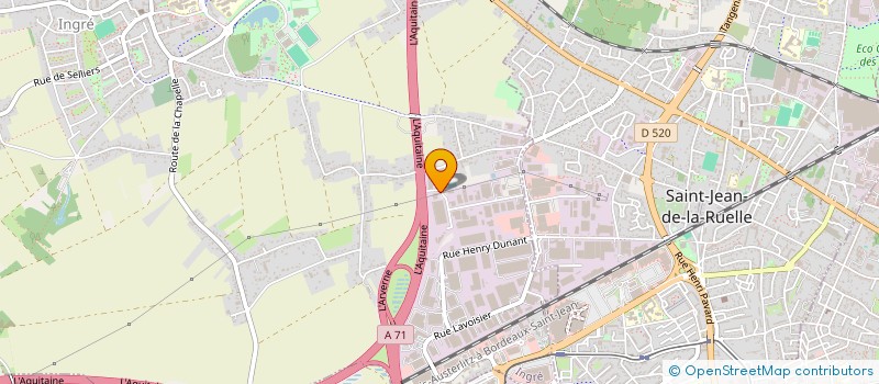 localisation de l'entreprise EGERIE  INGRE