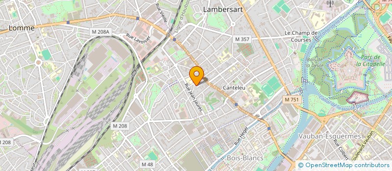 localisation de l'entreprise EGERIE CLUB à LILLE