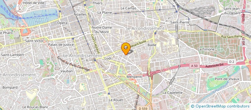 localisation de l'entreprise EGERILAND à MARSEILLE