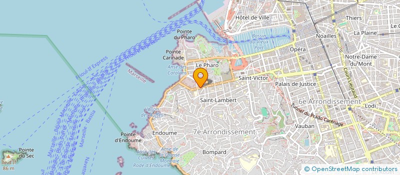 localisation de l'entreprise EGERIS à MARSEILLE