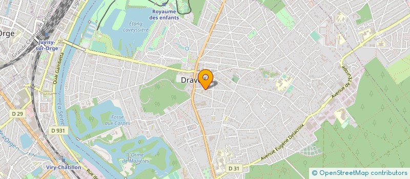 localisation de l'entreprise EGES à DRAVEIL