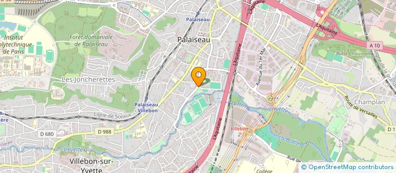 localisation de l'entreprise EGET à PALAISEAU