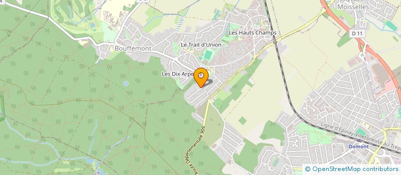 localisation de l'entreprise EGEY INVEST  DOMONT