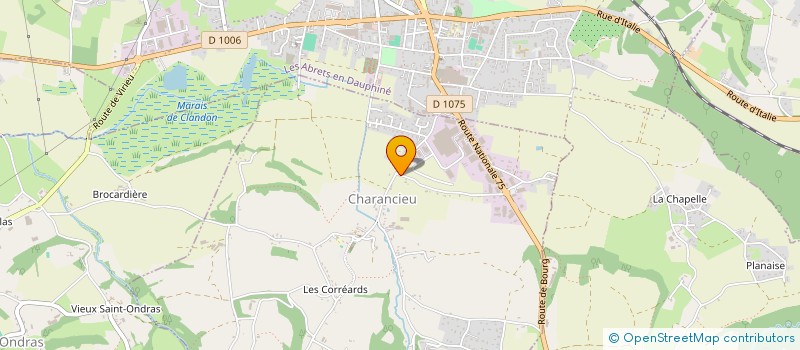 localisation de l'entreprise EGGER TOOLS à CHARANCIEU