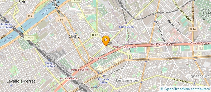 localisation de l'entreprise EGGETTE CLICHY à CLICHY