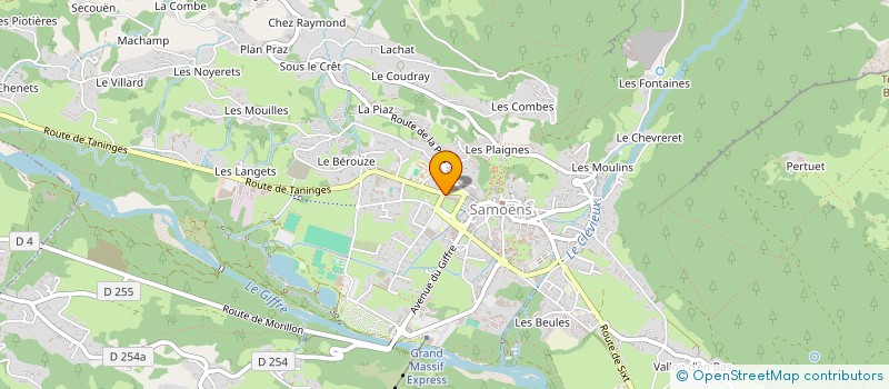 localisation de l'entreprise EGGLETON / OVERMAN  SAMOENS