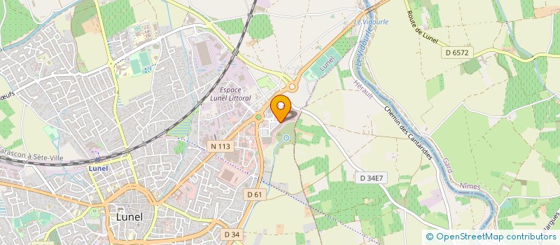 localisation de l'entreprise EGGO  LUNEL