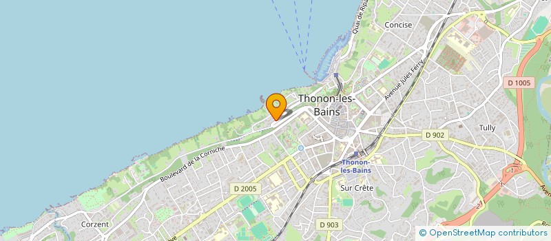 localisation de l'entreprise EGGO & CO à THONON-LES-BAINS