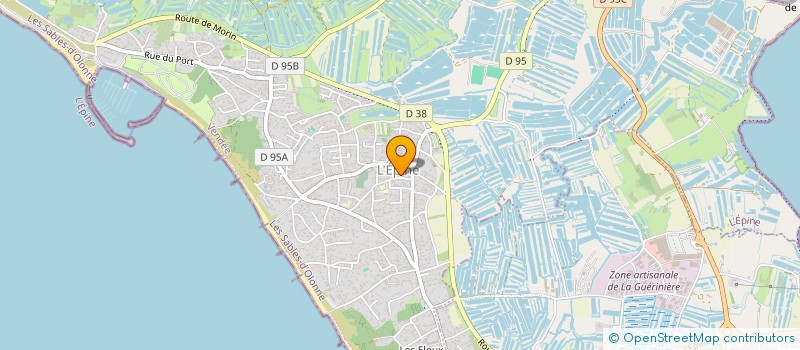 localisation de l'entreprise EGGSELAN  L'EPINE