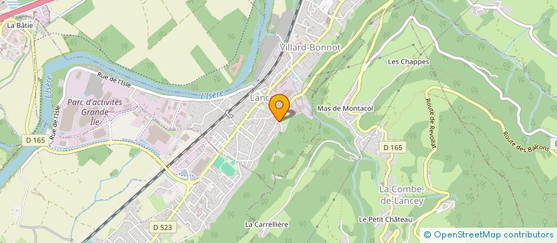 localisation de l'entreprise EGH  VILLARD-BONNOT